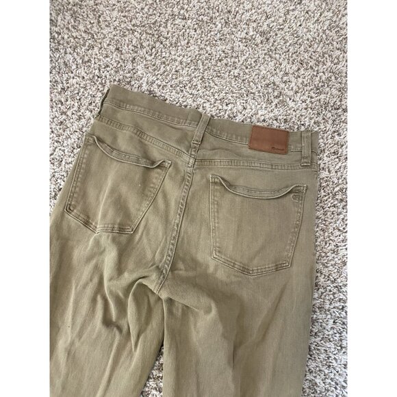 Madewell High Riser Skinny Green Size 28 Tall Jean Pants - Picture 8 of 12